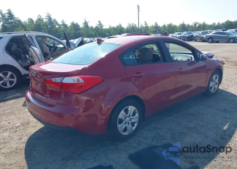 2015 Kia Forte Lx из США, поврежденный, VIN KNAFX4A62F5426362
